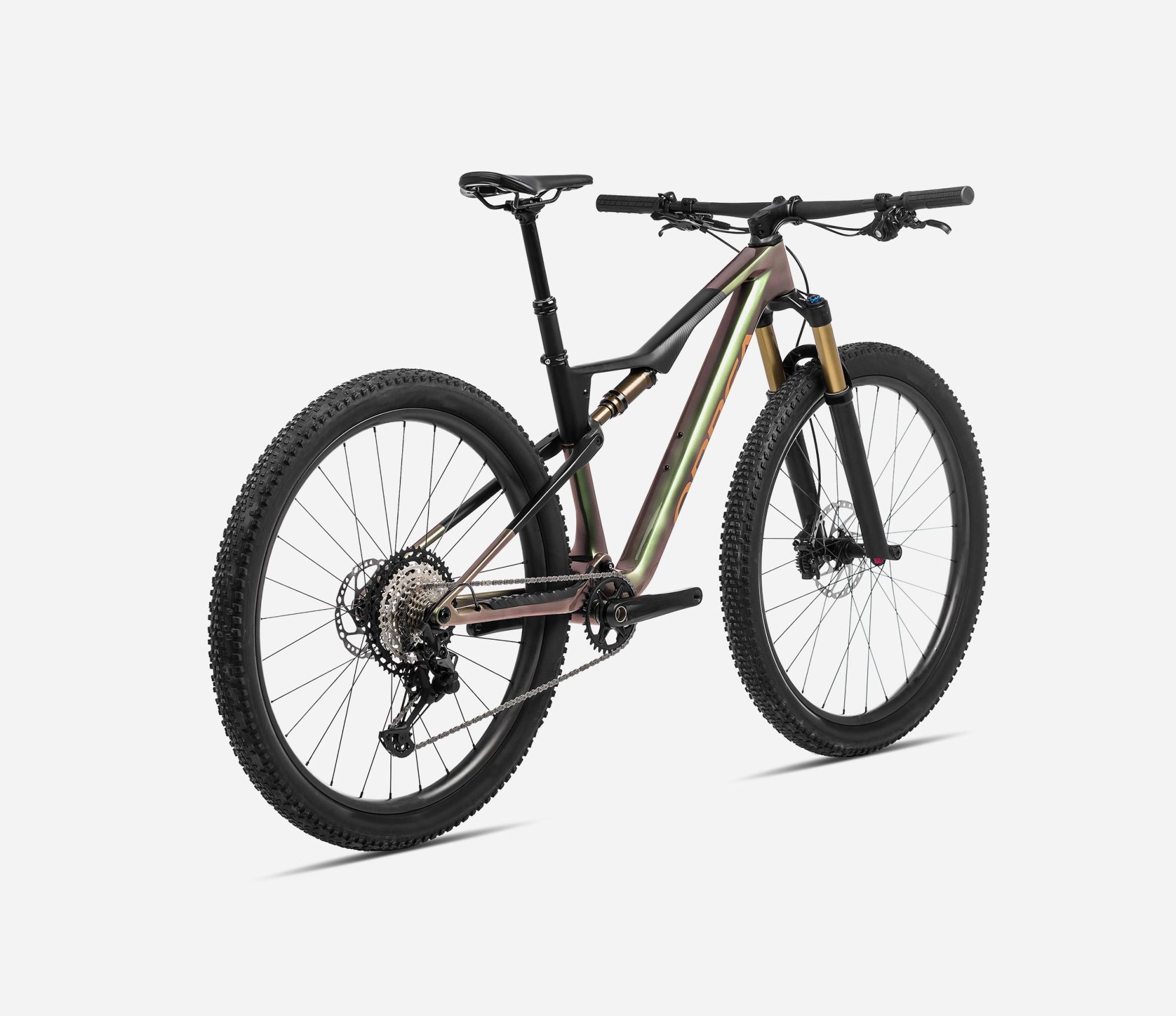 Bicicleta de montaña ORBEA Oiz M10 2023 Chamaleon Goblin Green (Gloss) - Black (Matt)